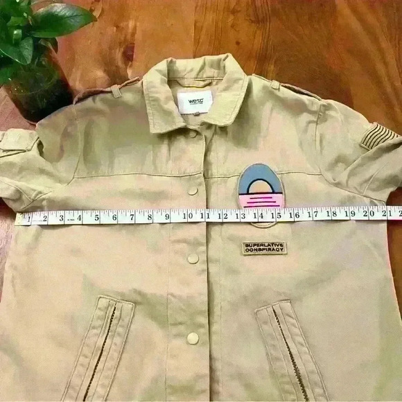 WESC Jacket Beige Streetwear Unisex Contemporary  Jacket. - Picture 9 of 14